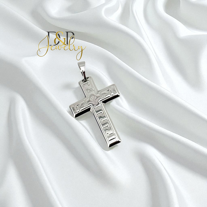 14K SILVER/CROSS PENDANT P914