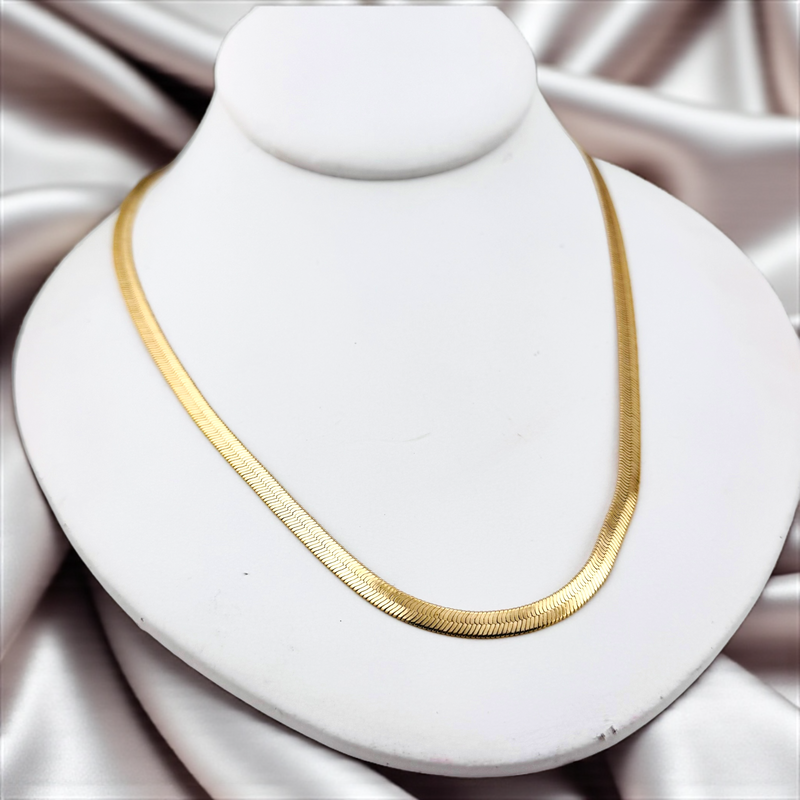 14K / SNAKE FASHION NECKLACE 20” N143