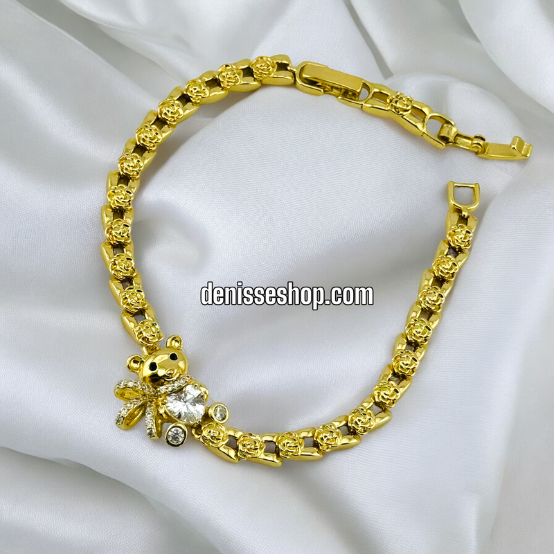 14K BEAR BRACELET BR499