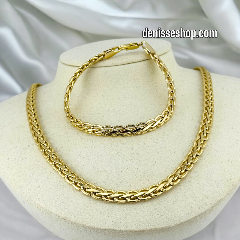 14K / WOMEN ROPE FASHION NECKLACE 20” SET N103