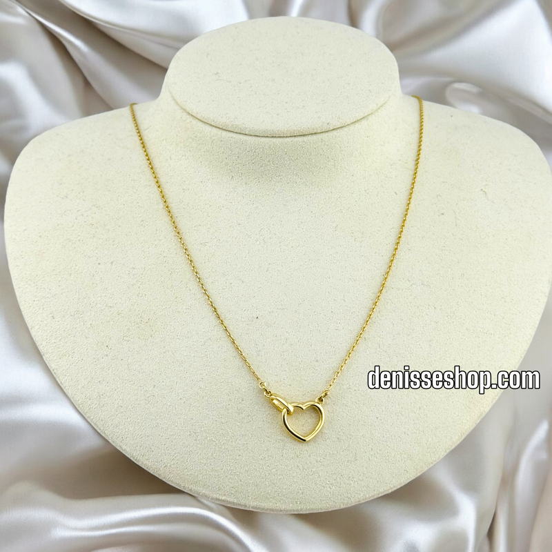 14K GOLD / TINY HEART NECKLACE  N61