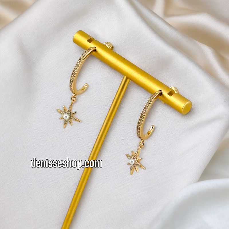 18K STAR EARRINGS E531