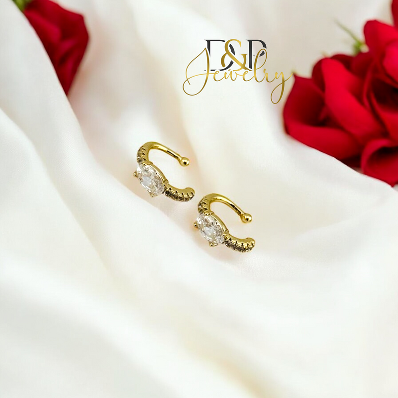 14K TINY EAR HOOP EARRING HP645