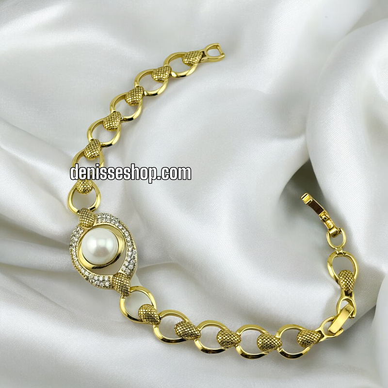 14K PEARL BRACELET BR444