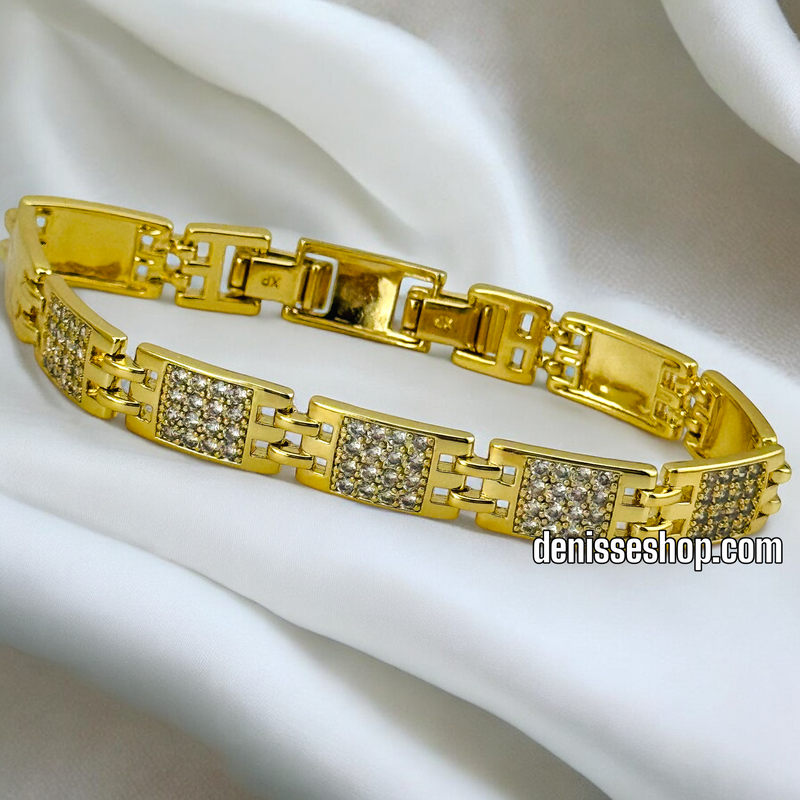 14K /WOMAN BLING LINK BRACELET BR591