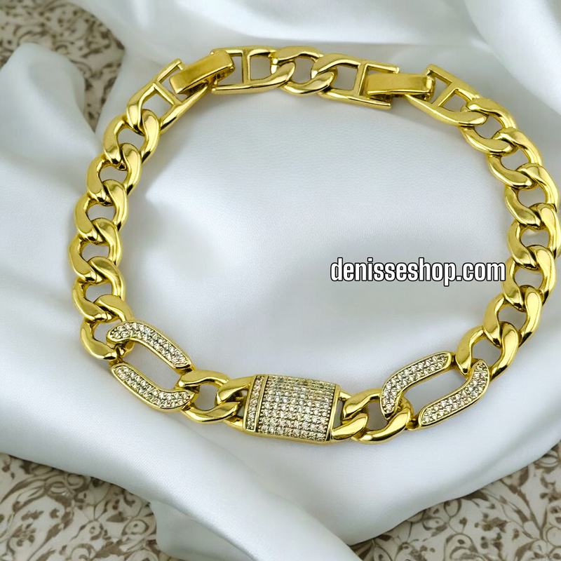 14K FASHION GOLD BRACELET BR488