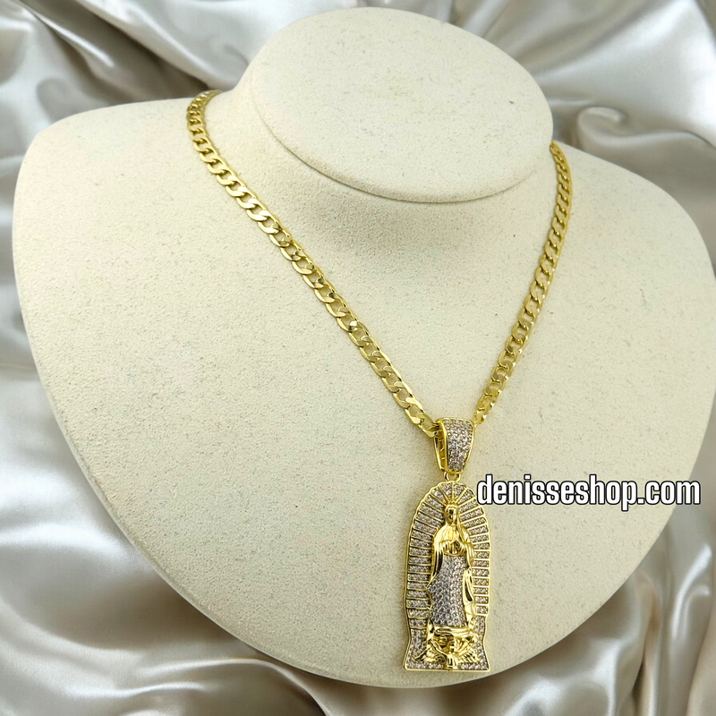 14K WOMEN/MEN VIRGEN GUADALUPE PENDANT P585