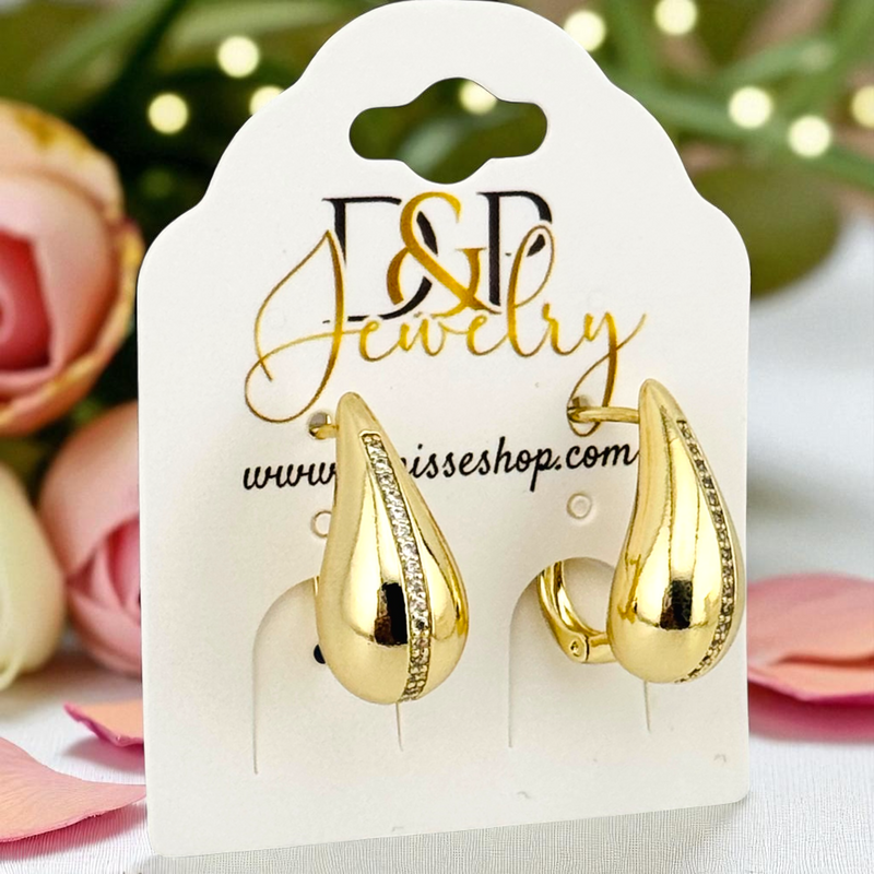 14K  DROP EARRING E926