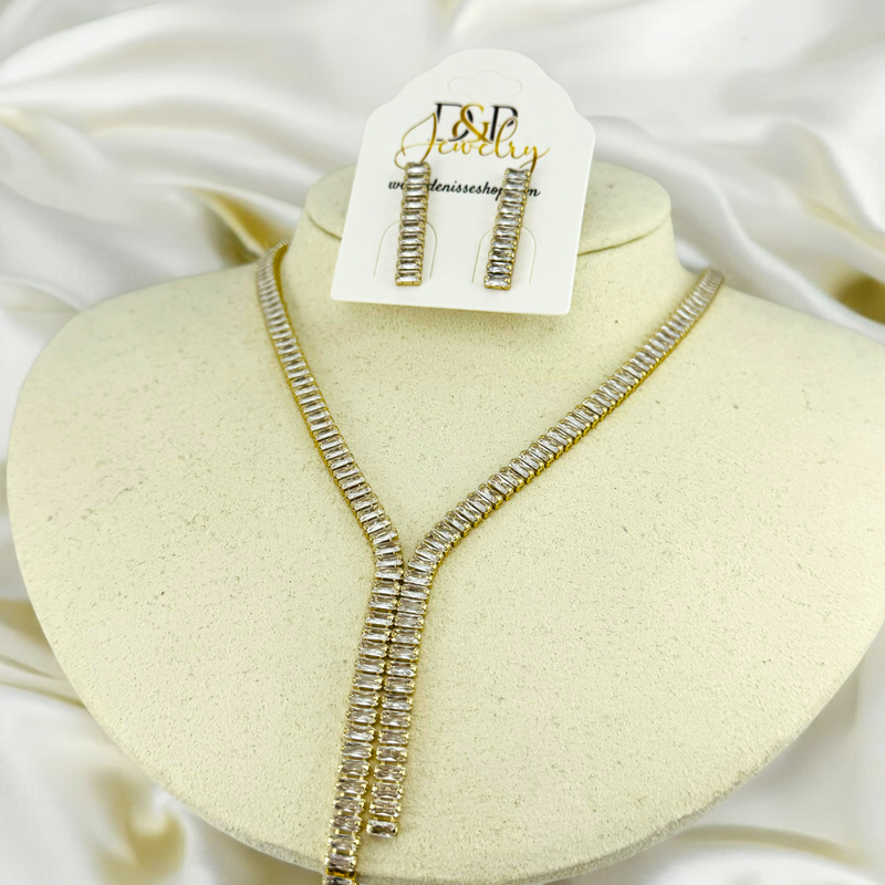 14K WOMEN PARTY NECKLACE SET N85