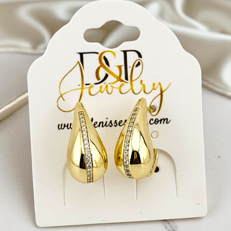 14K  DROP EARRING E926