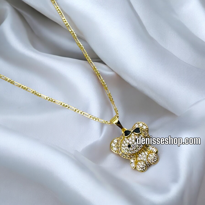 14K / CUTE BEAR CUB PENDANT P572