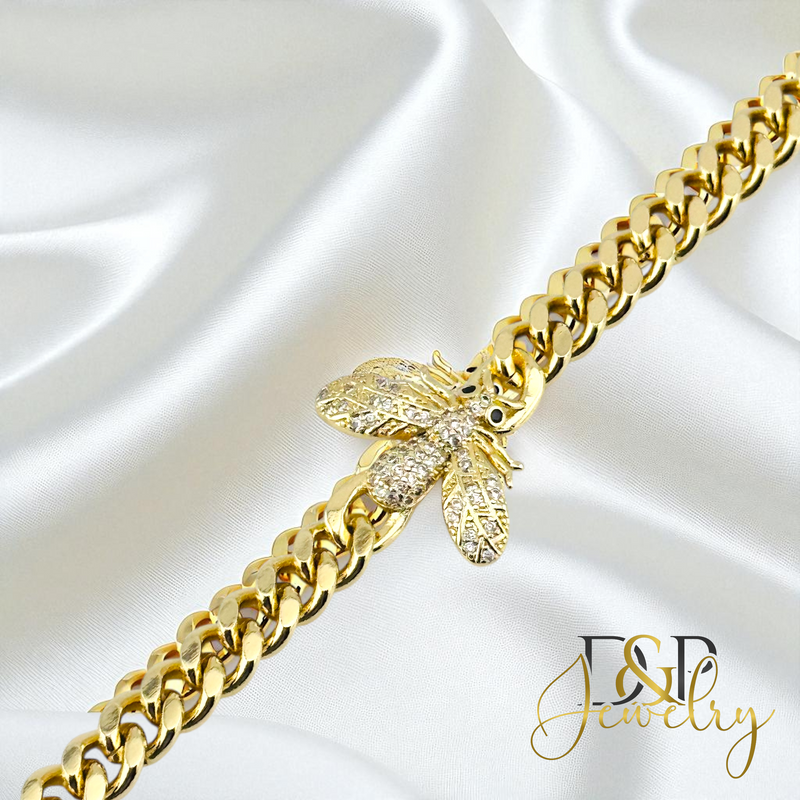 14K BEE GOLD BRACELET BR782