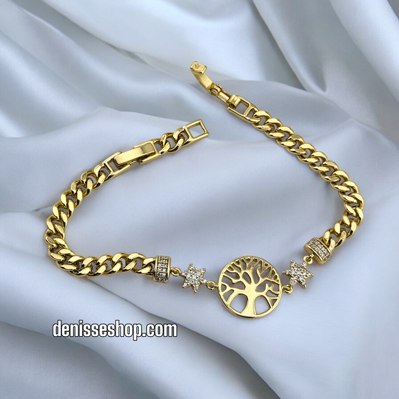 14K LIFE TREE BRACELET BR654