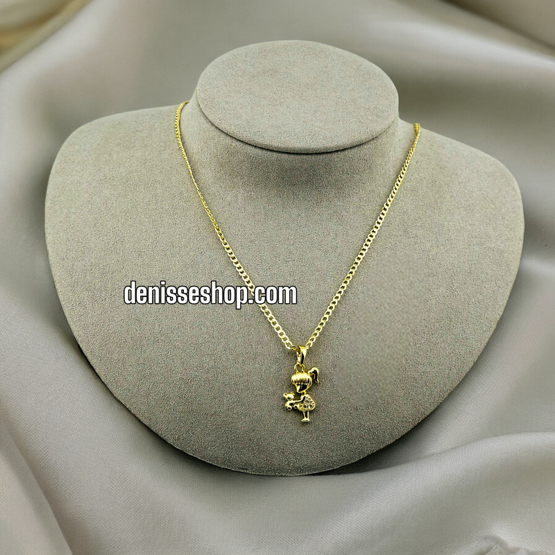 14K GIRL NECKLACE P397