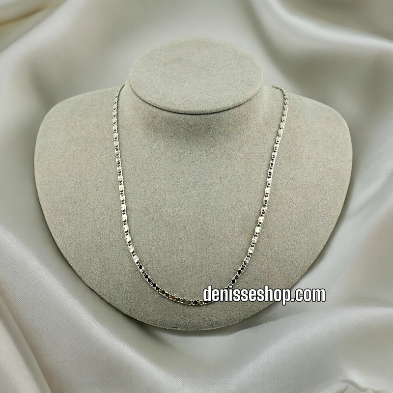 MIRROR SILVER CHAIN 1 MM C522