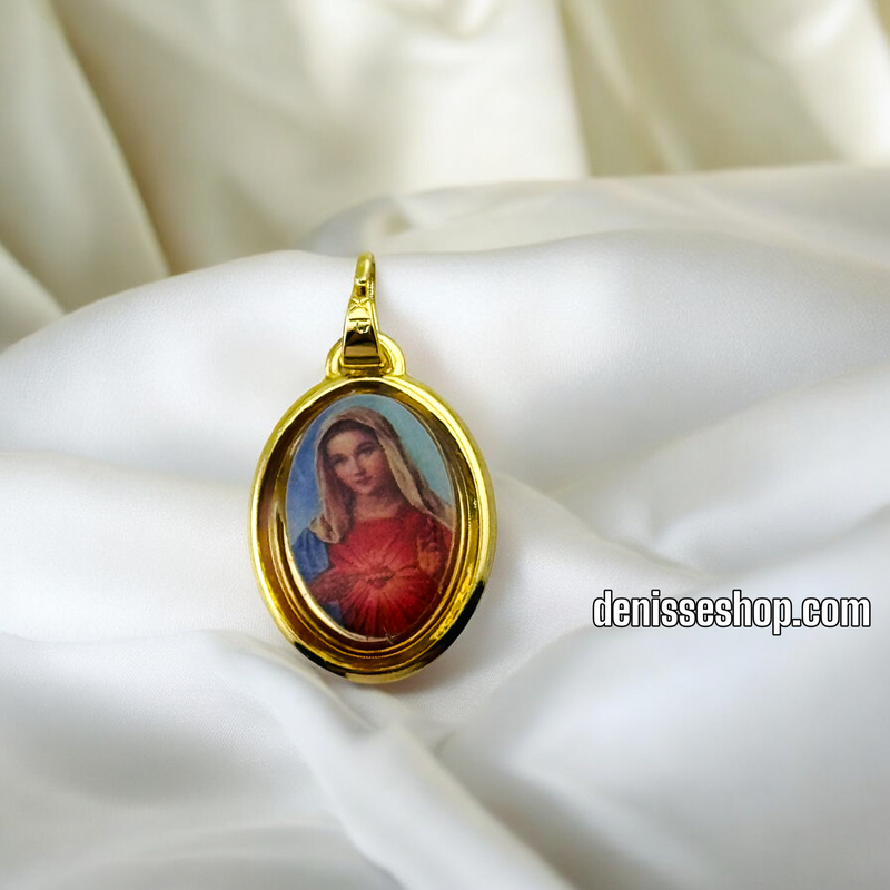 14K WOMEN / VIRGEN MARY IMAGE PENDANT P537