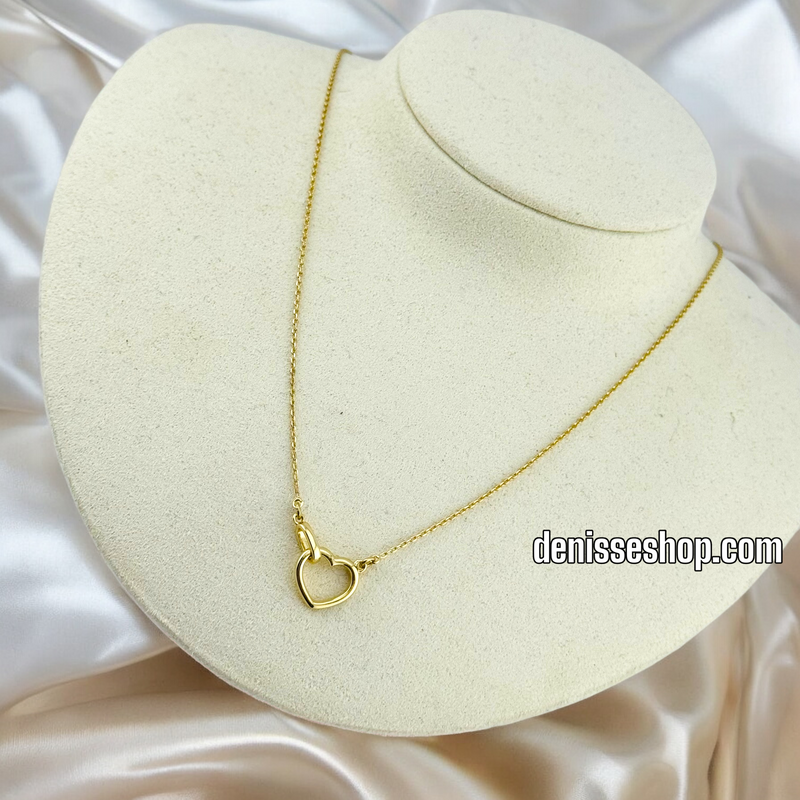 14K GOLD / TINY HEART NECKLACE  N61