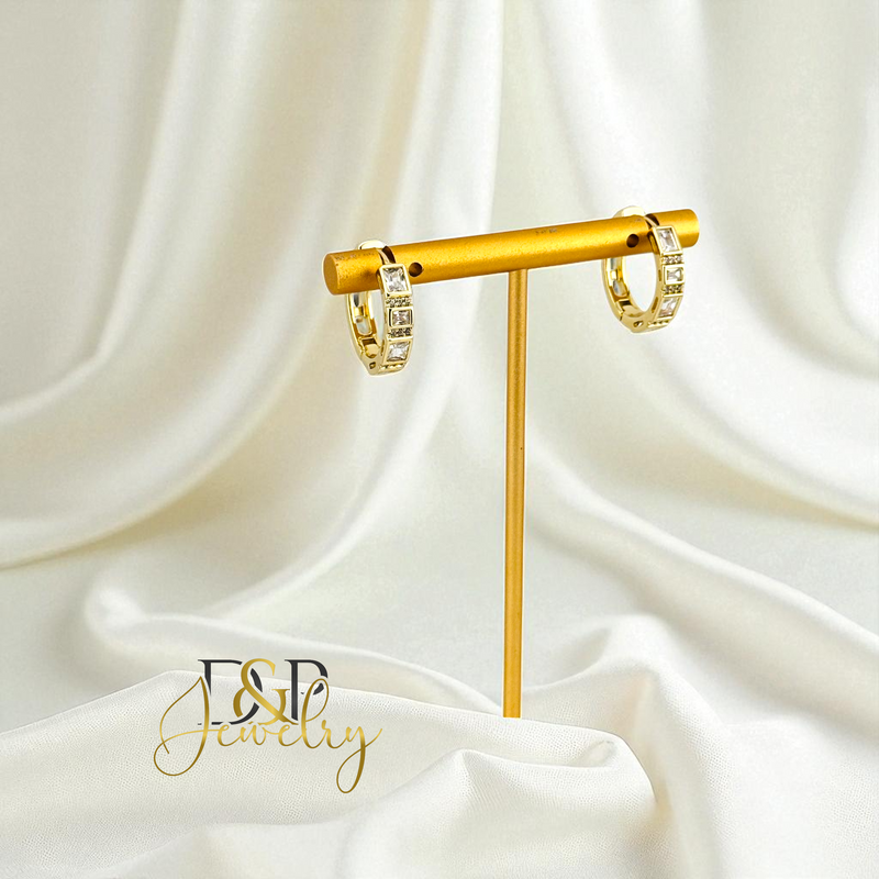 14K FASHION  SHORT HOOP HP713