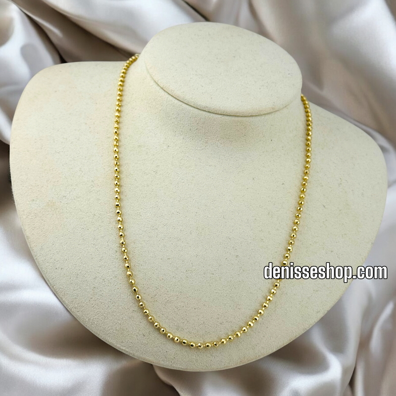 14K CHAIN BEAD 1.5MM CH022