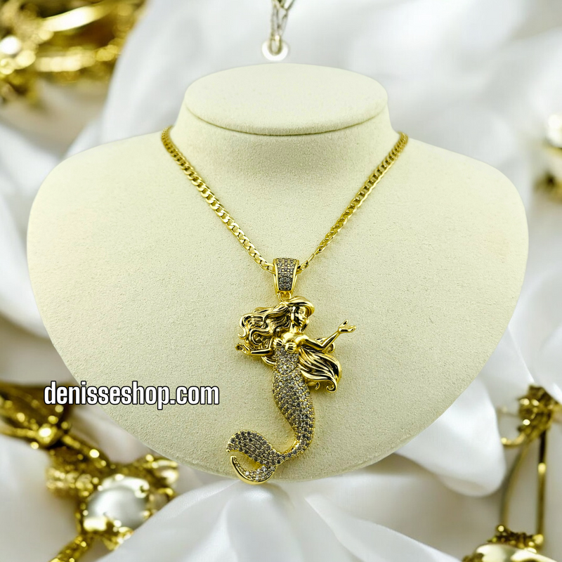 14K MERMAID PENDANT P441