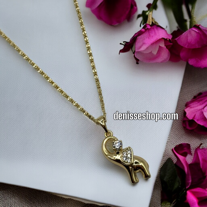 14K ELEFANT PENDANT P320