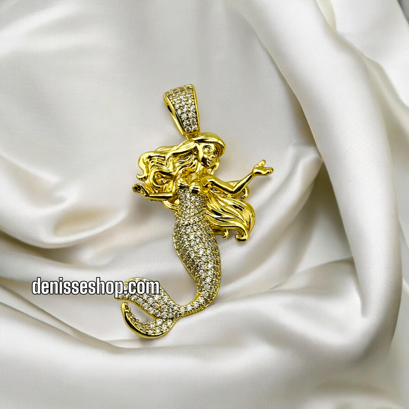 14K MERMAID PENDANT P441