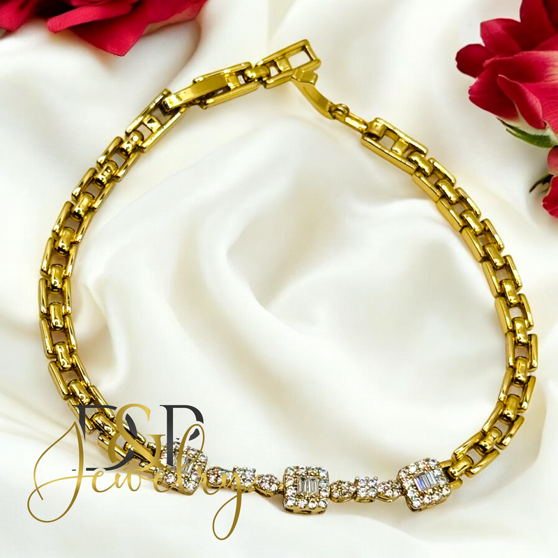 14K DAINTY GOLD BRACELET BR769