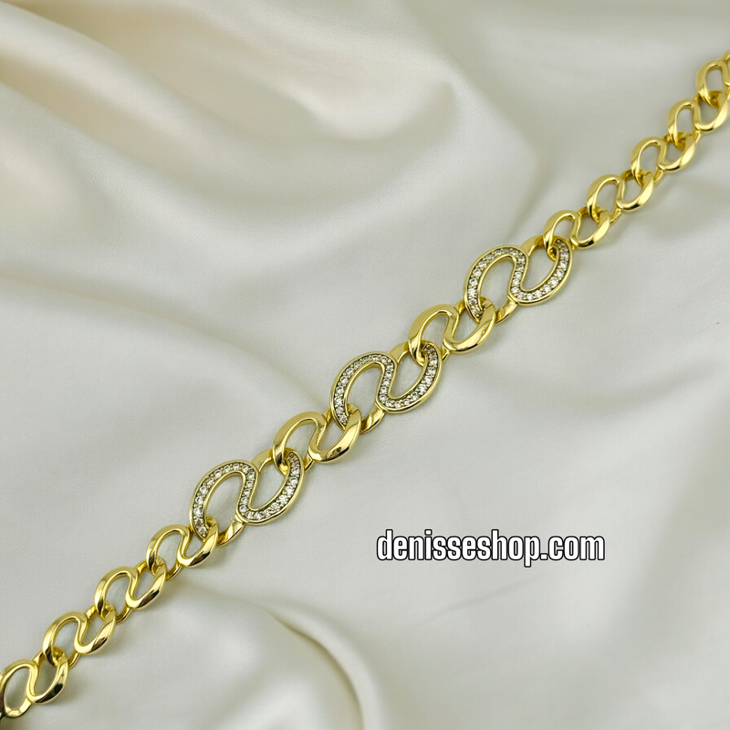 14K GOLD BRACELET BR424