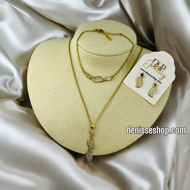 14K WOMAN/ NECKLACE SET N156