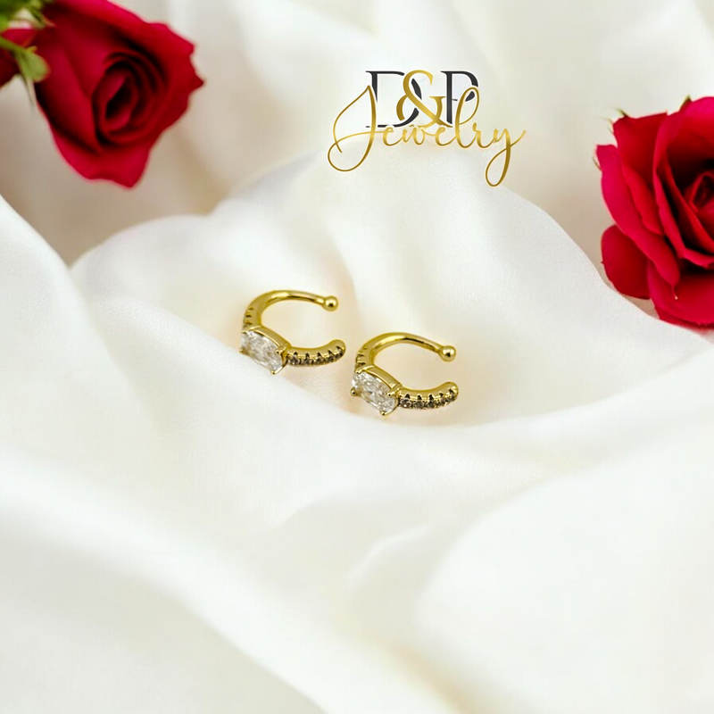 14K TINY EAR HOOP EARRING HP645