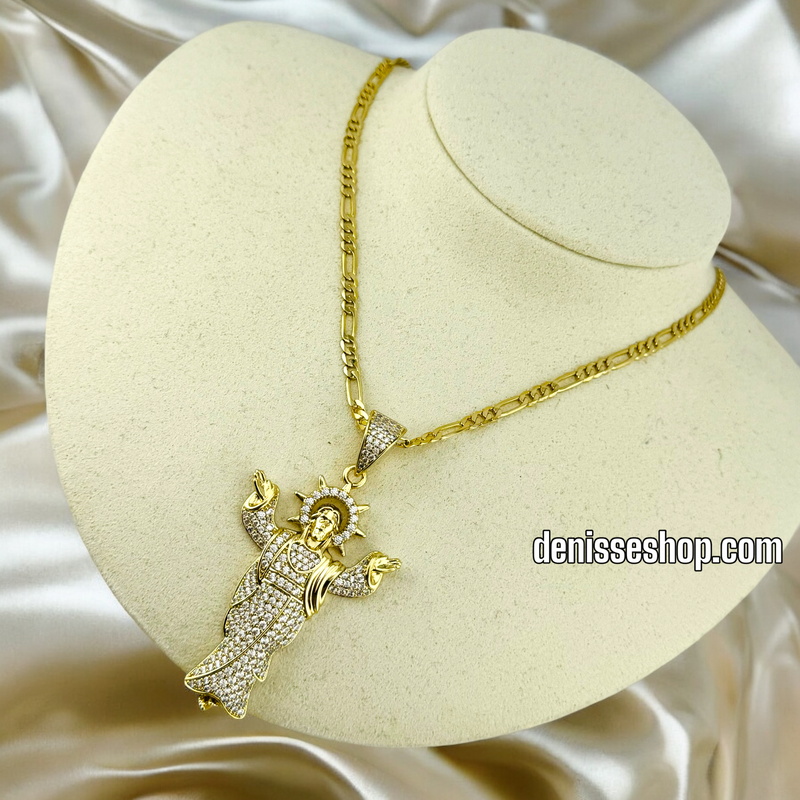 14K WOMEN / MEN JESUS PENDANT P533