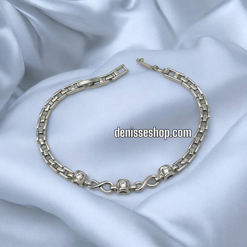 SILVER INFINITY BRACELET BR624