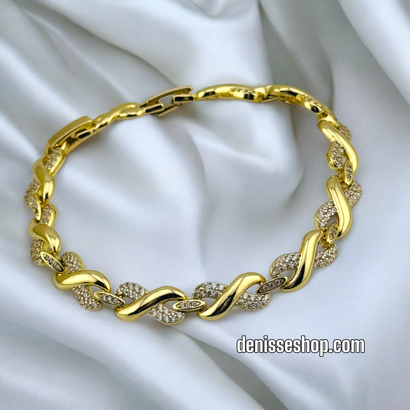 14K WOMEN INFINITY BRACELET BR611