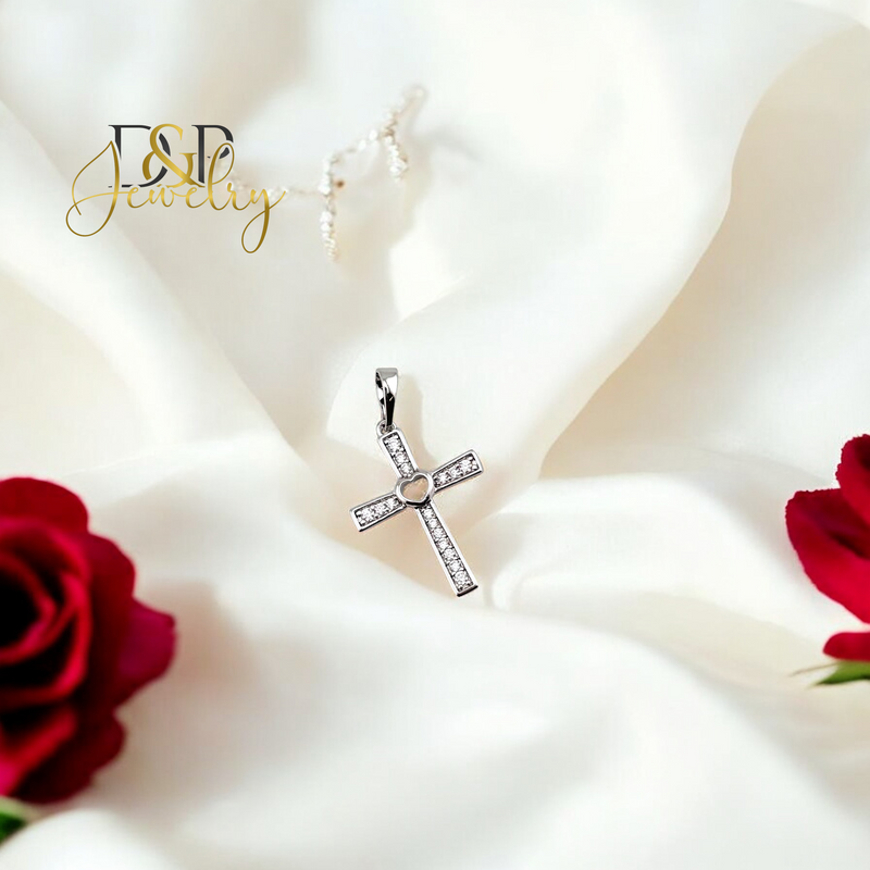 SILVER CROSS PENDANT P807