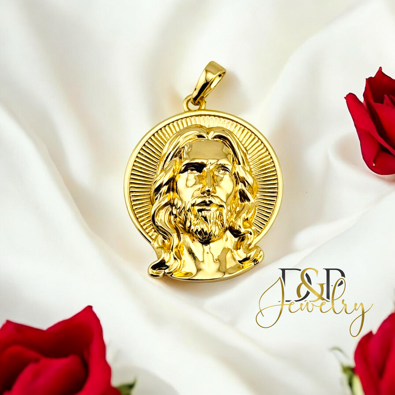 14K JESUS PENDANT P777