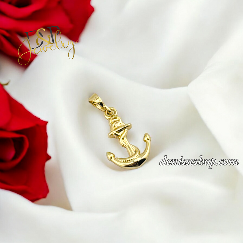 14K ANCHOR BOY SMALL PENDANT P672