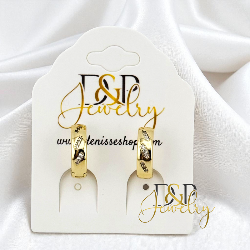 14K SMALL HOOP EARRING HP757