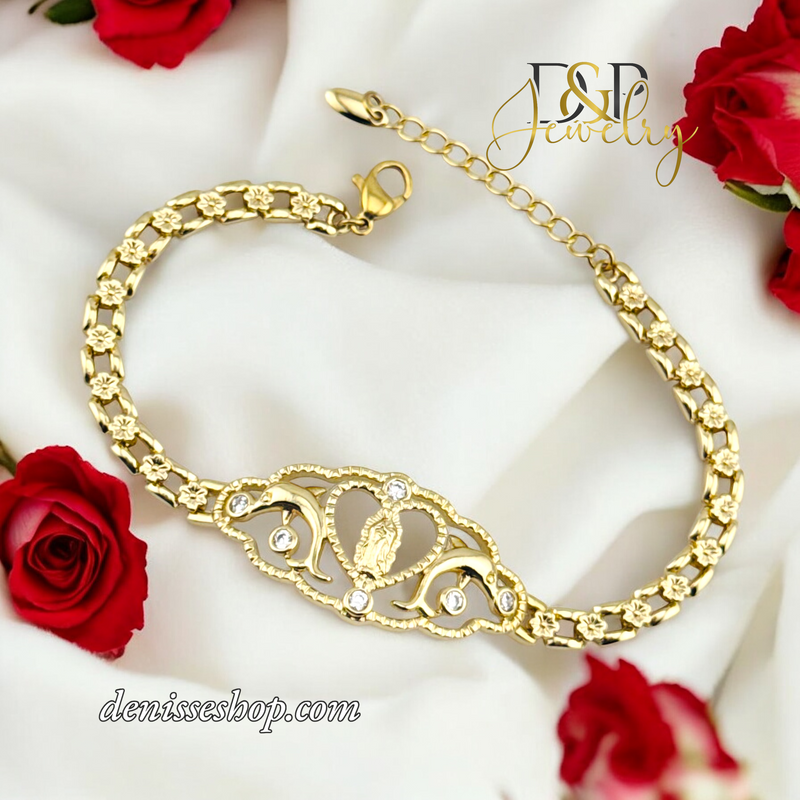 14K WOMEN MARY BRACELET BR666