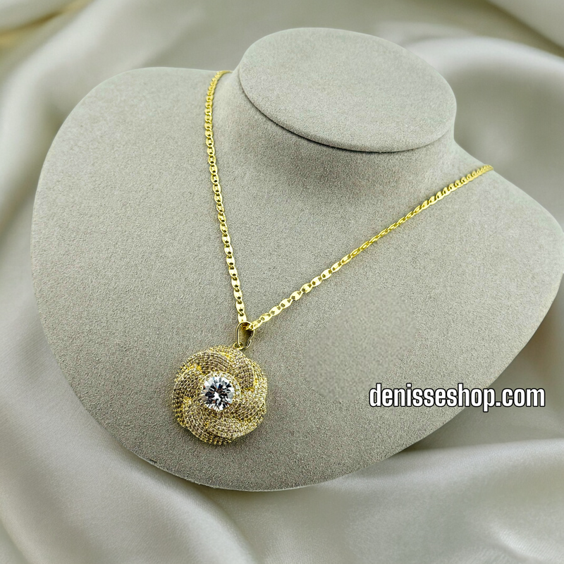 14K ROSE PENDANT P378