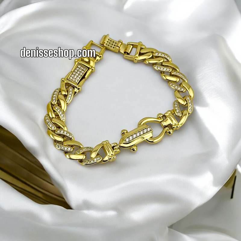 14K /WOMAN LINK BLING CHAIN BRACELET BR574