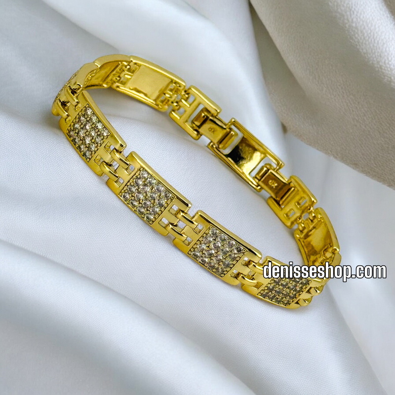 14K /WOMAN BLING LINK BRACELET BR591