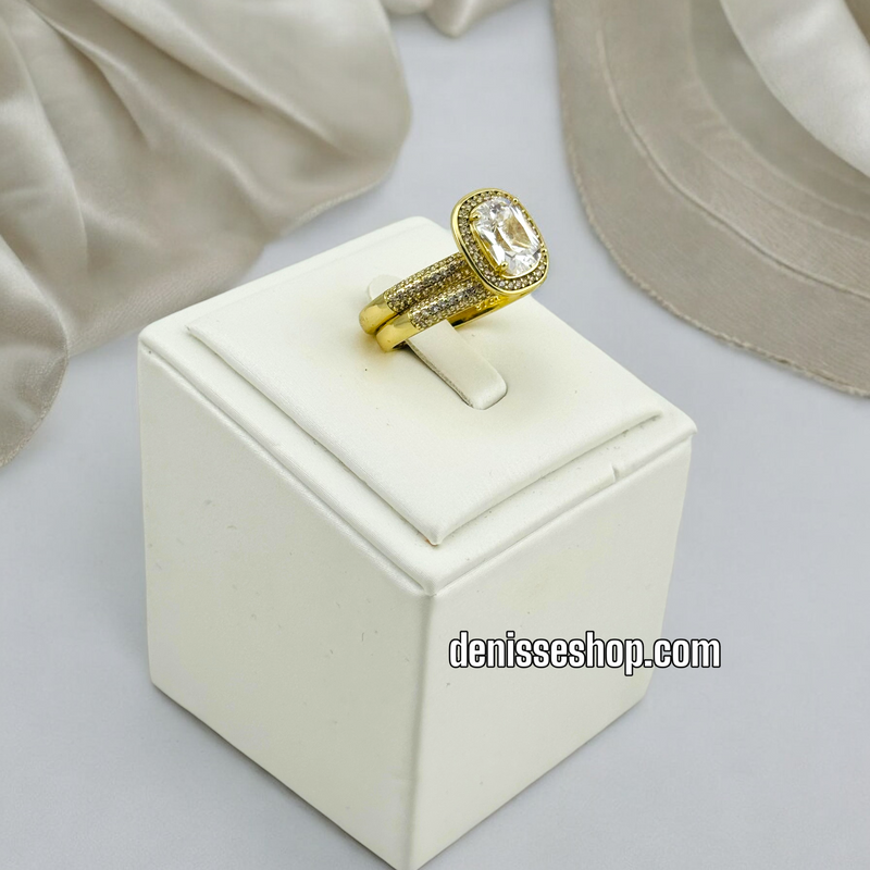 14K DOUBLE RING RG199