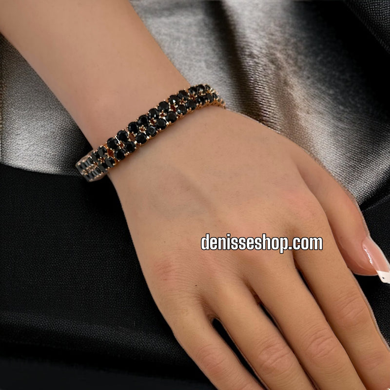 18K BLACK BRACELET BR275