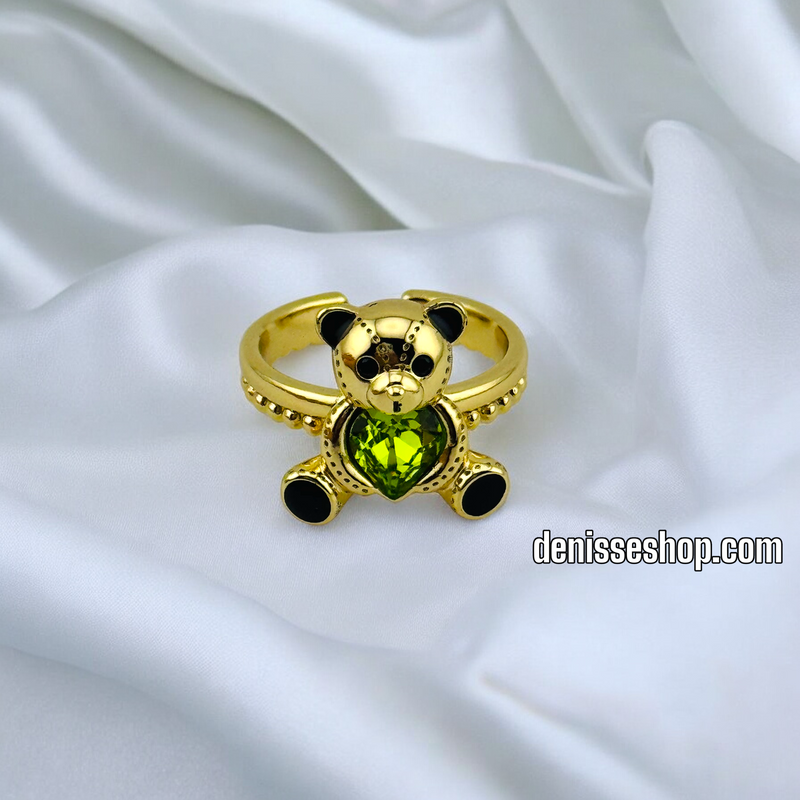 14K BEAR ADJUSTABLE RING RG338