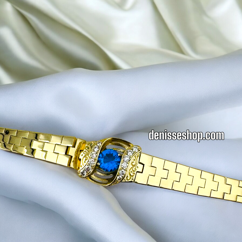 14K BLUE BRACELET BR491