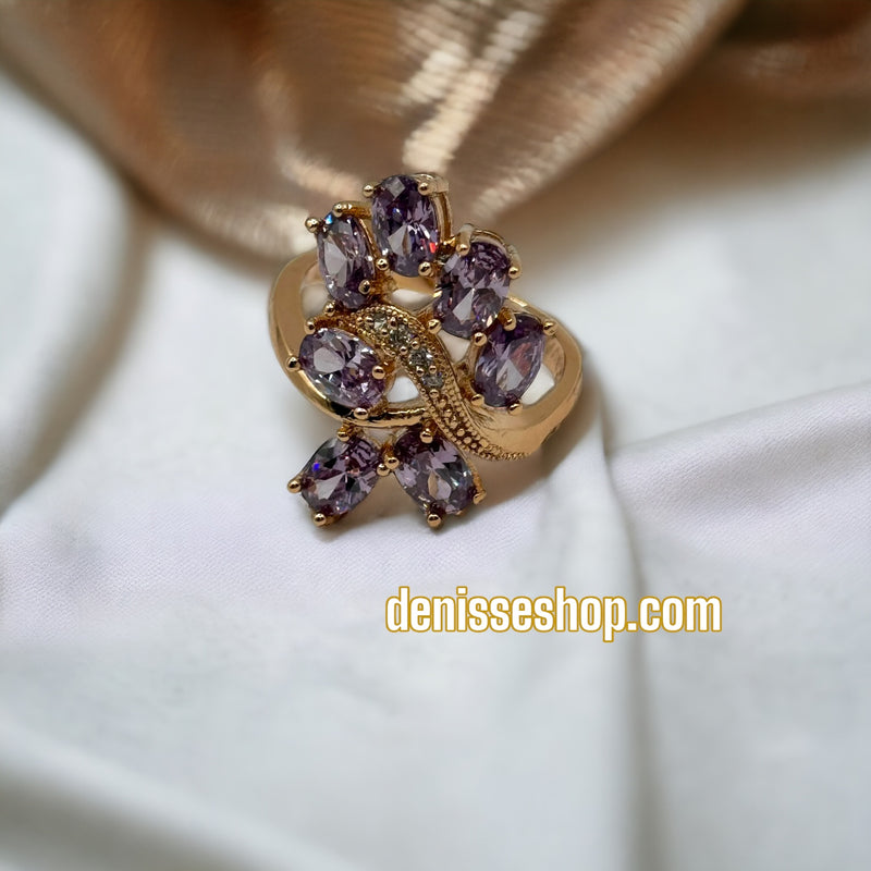 14k Purple Ring RG65