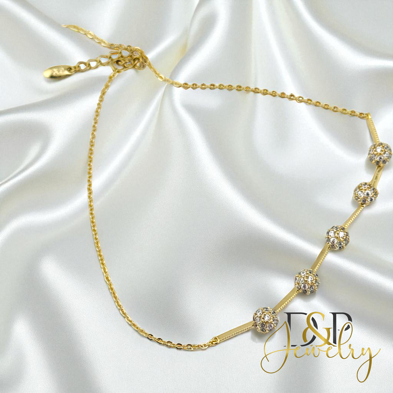14K DANTY SPHERES BRACELET BR788