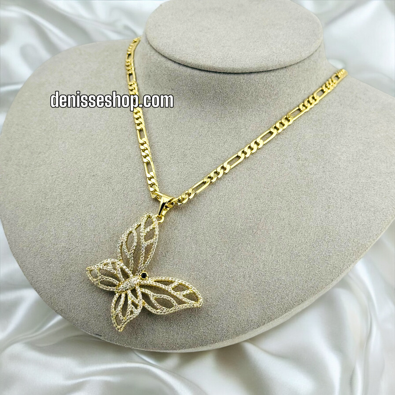 14K BUTTERFLY PENDANT P419