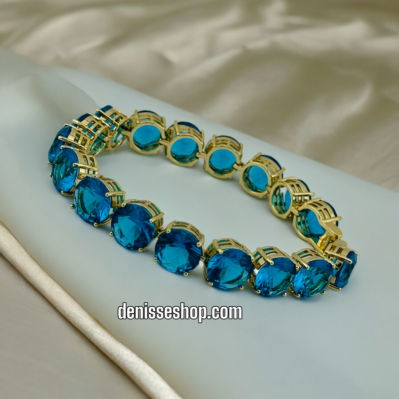 14K BLUE BRACELET BR381