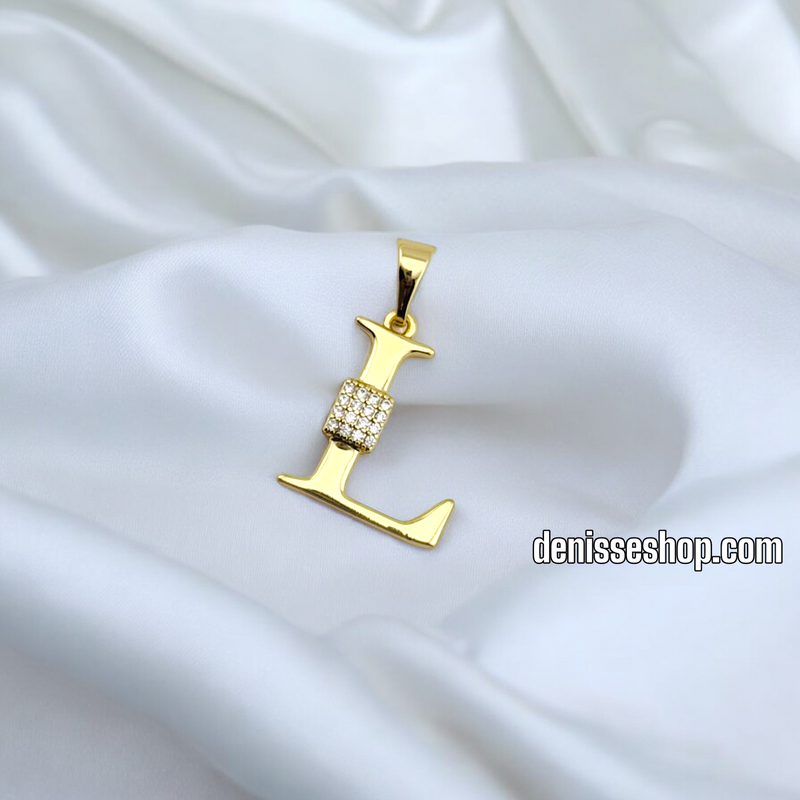 14K FASHION LARGE LETTER PENDANT P645